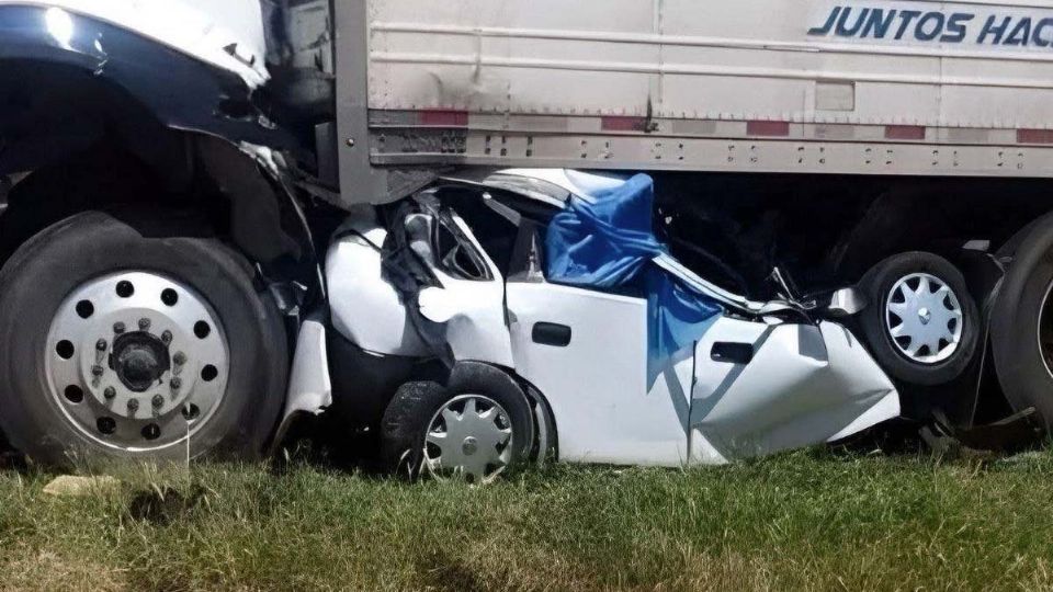 Accidente en la Autopista Monterrey-Nuevo Laredo