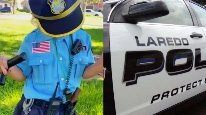 Niña de 7 años será jefa de la Policía de Laredo por un día y esta será su función