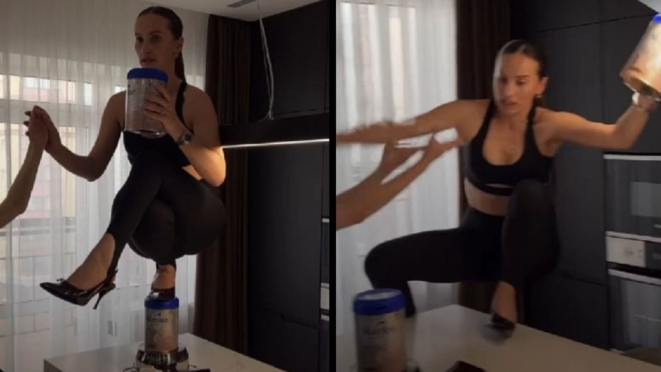 Apenas ocho semanas después de haber dado a luz a su primer hijo, la creadora de contenido decidió grabar contenido para su blog, lastimándose seriamente