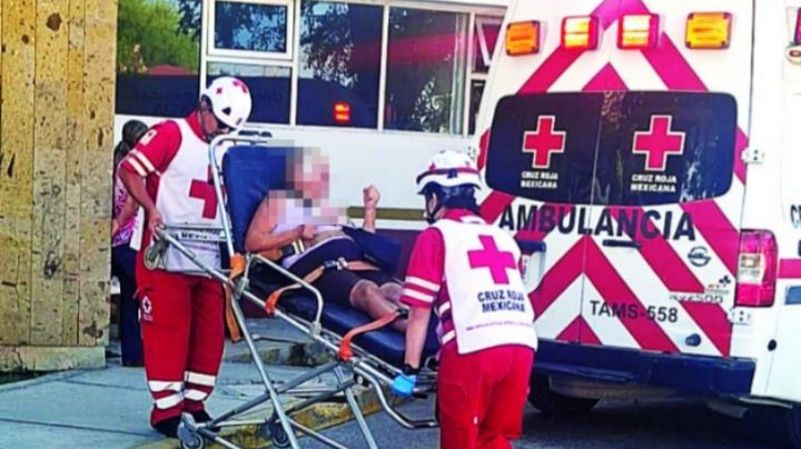 Abuelita tropieza y termina con gran herida en la cabeza en Nuevo Laredo; ¿está grave?