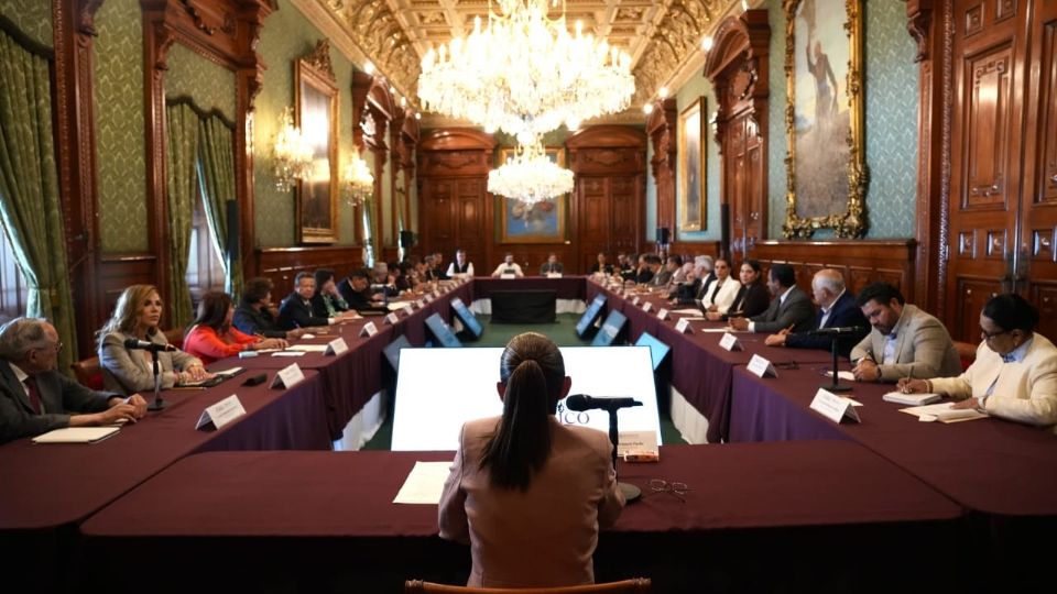 La presidenta Claudia Sheinbaum recibió a varios mandatarios