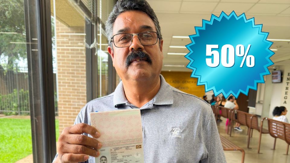 Pasaporte mexicano con 50% de descuento en septiembre de 2025: ¿para quiénes?