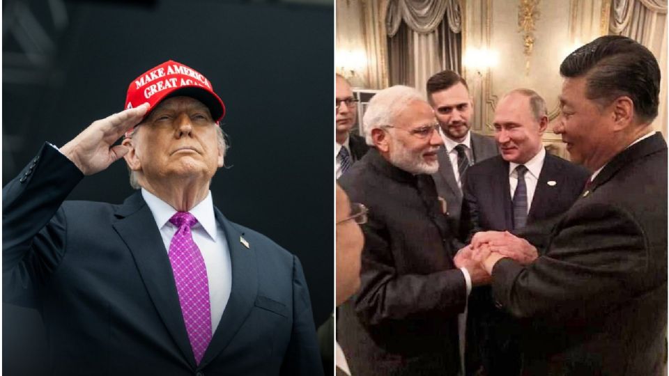 Presidente de China lanza dardo contra Donald Trump en cumbre con Rusia e India