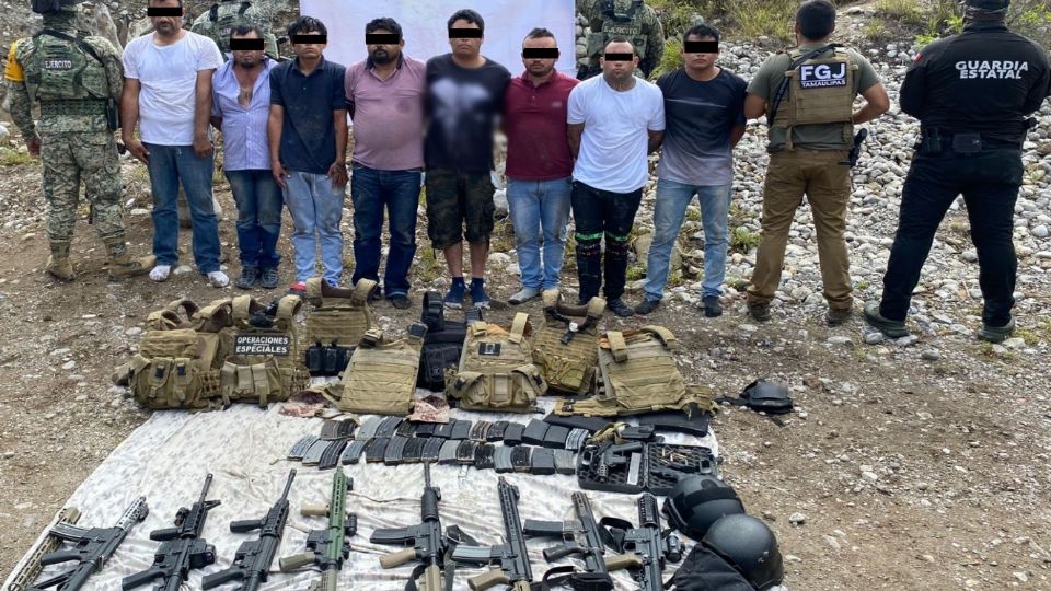 Aseguramientos en Tamaulipas.