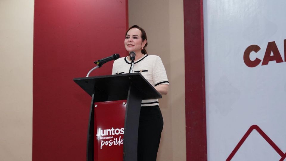 Carmen Lilia Canturosas, alcaldesa de Nuevo Laredo.