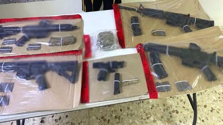 Gabinete de Seguridad asegura sustancias ilegales y armas en Ciudad de México