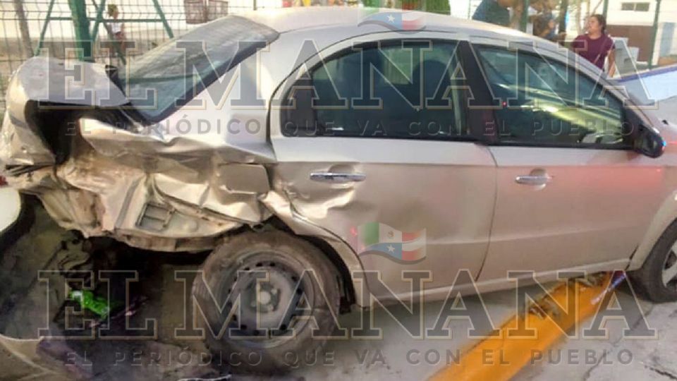 Solo hubo daños materiales.