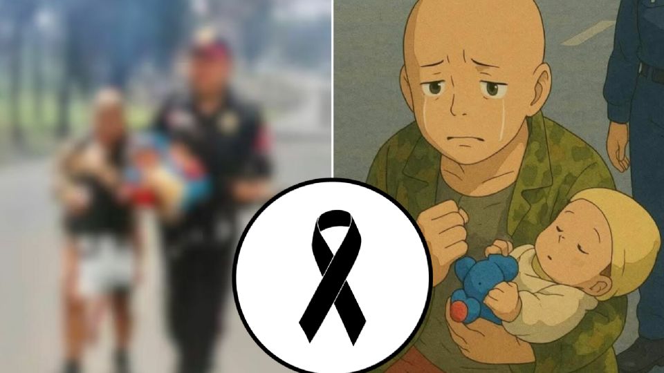 La mujer mayor protegió a su nieta con su cuerpo para evitar exponerla a las intensas llamas de la explosión