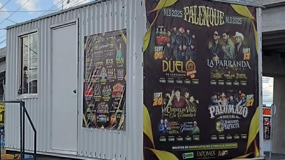 Taquilla Móvil para el Palenque de Nuevo Laredo.