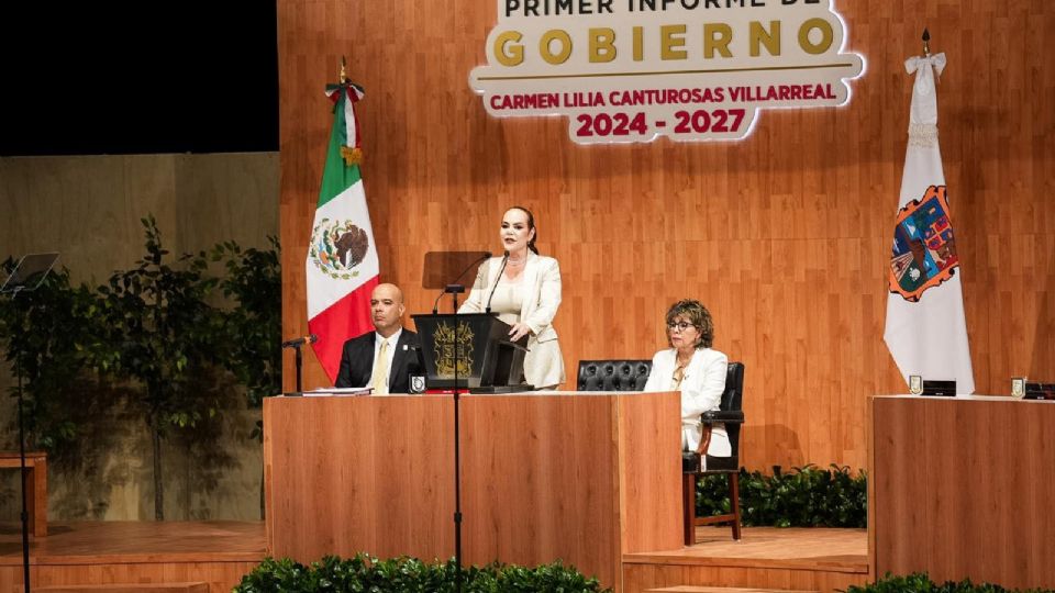 Este 12 de septiembre rindió su primer informe de gobierno