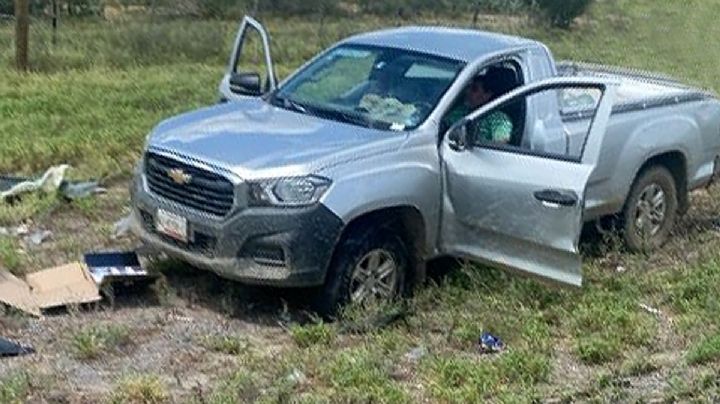 Camioneta sufre aparatoso accidente en la carretera Nuevo Laredo- Monterrey; ¿hubo heridos?
