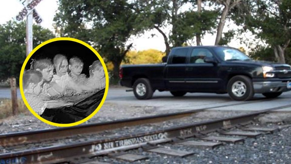 Vías del tren en San Antonio, Texas