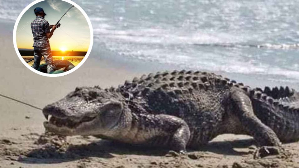 Este enorme ejemplar fue visto a orillas de la Playa Tesoro