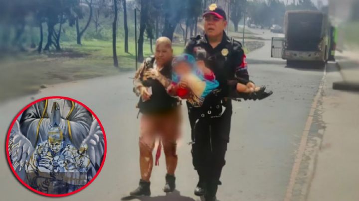 Artista pinta mural en honor a 'abuelita heroína' de la explosión de pipa en la CDMX