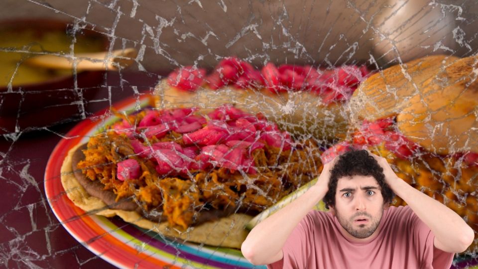 En una escuela vendieron tacos de cochinita pero con restos de vidrios