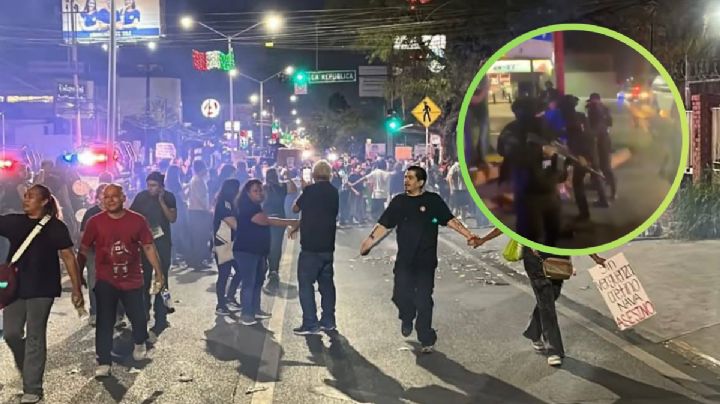Protesta por maltrato animal revienta el Grito en Nuevo León; manifestantes denuncian agresiones de autoridades