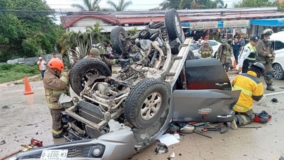 Terrible volcadura con siete víctimas mortales