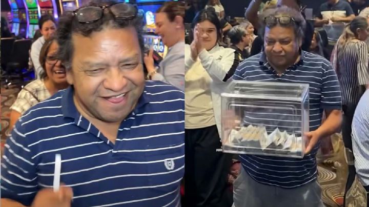 Nuevo Laredo: abuelo se gana 500 mil pesos en efectivo y comparte su felicidad | VIDEO