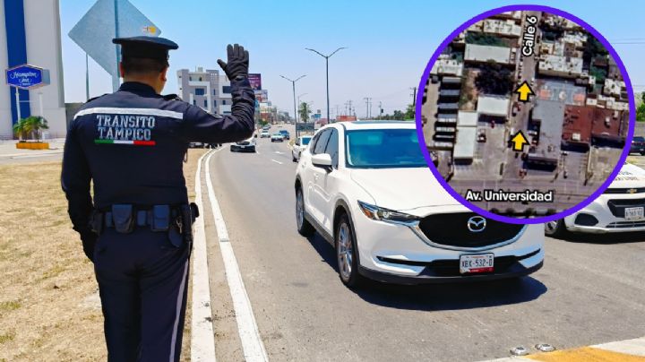 Tampico implementa circulación de un solo sentido en Los Pinos; medida busca seguridad vial