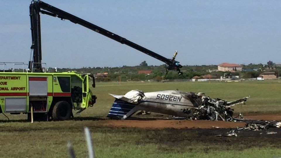 Hacen simulacro de accidente aéreo en Laredo