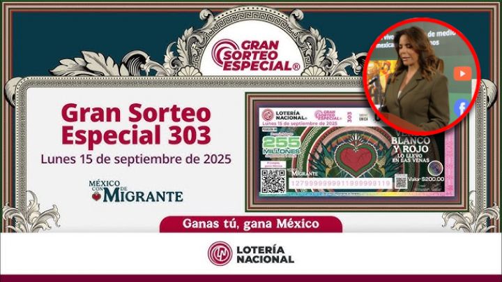 Sorteo récord de la Lotería Nacional recauda más de 330 millones; recursos se destinarán a migrantes