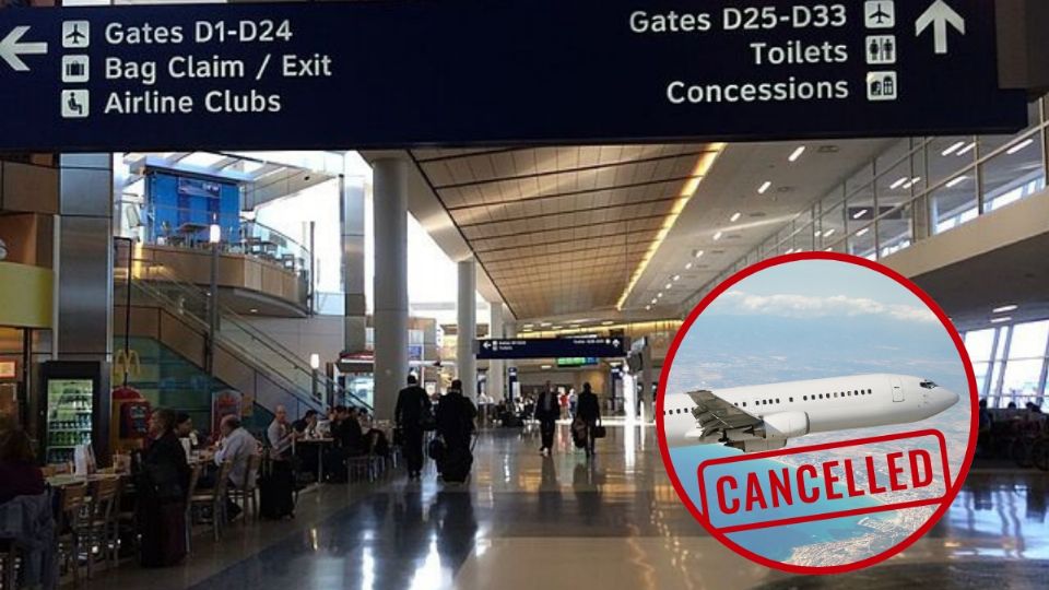 Dos aeropuertos de Texas anunciaron la cancelación de sus vuelos