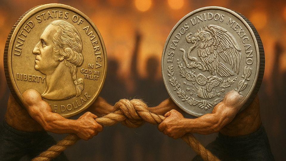 Dura lucha entre el peso y el dolar