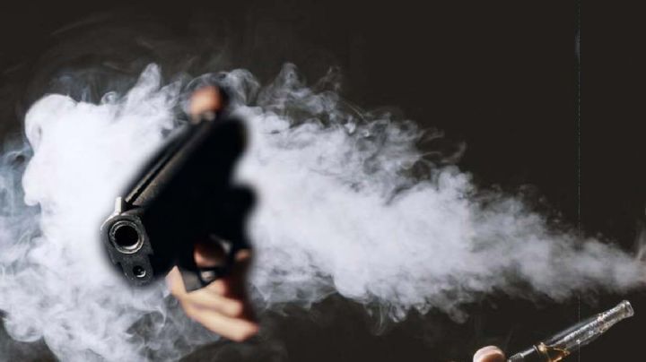En Laredo, chamaco es detenido por hacer disparos con pistola robada; traía vapeador con THC 