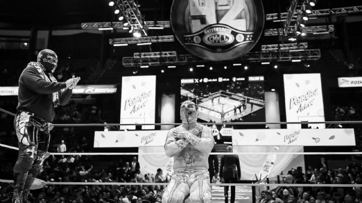 Místico sufre sangre y sudor, pero así retuvo su máscara; es Campeón Semicompleto del CMLL