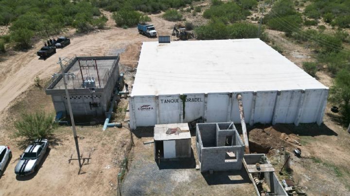 Carmen Lilia Canturosas rehabilita cisterna y tanque de agua para garantizar abasto en el poniente
