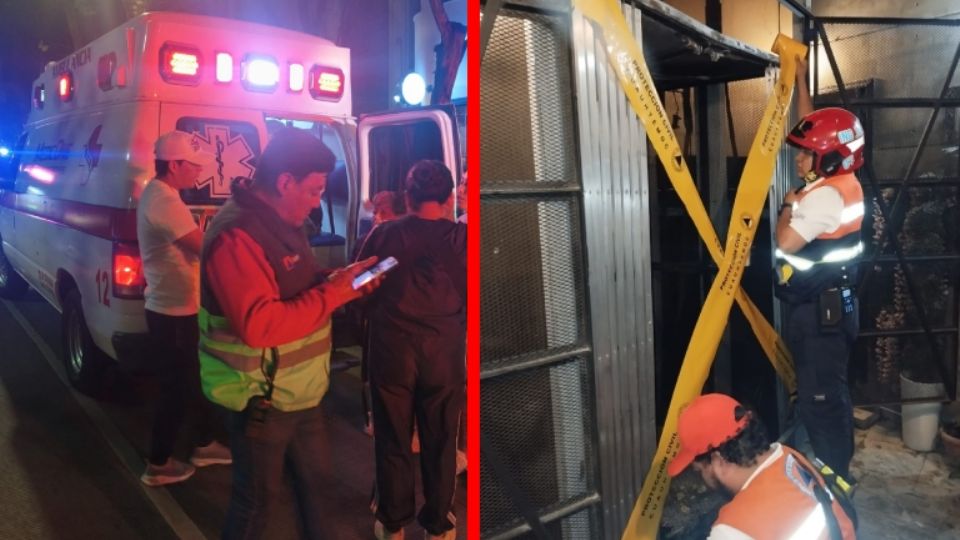 Vecinos relataron momentos de pánico y confusión tras la caída del elevador