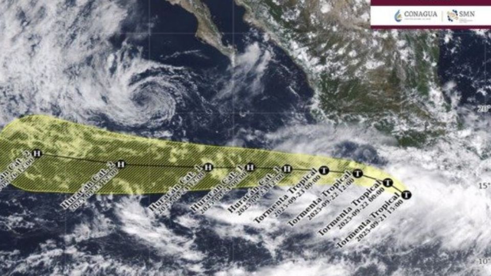 La tormenta tropical 'Narda' continúa evolucionando