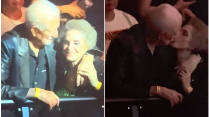 Doña Cuquita, viuda de Vicente Fernández, es captada besando a un hombre; ¿es su nueva pareja?