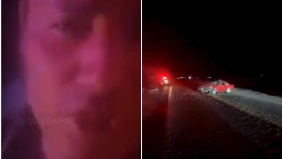 Reportero cubre accidente vehicular; los heridos eran sus hijos