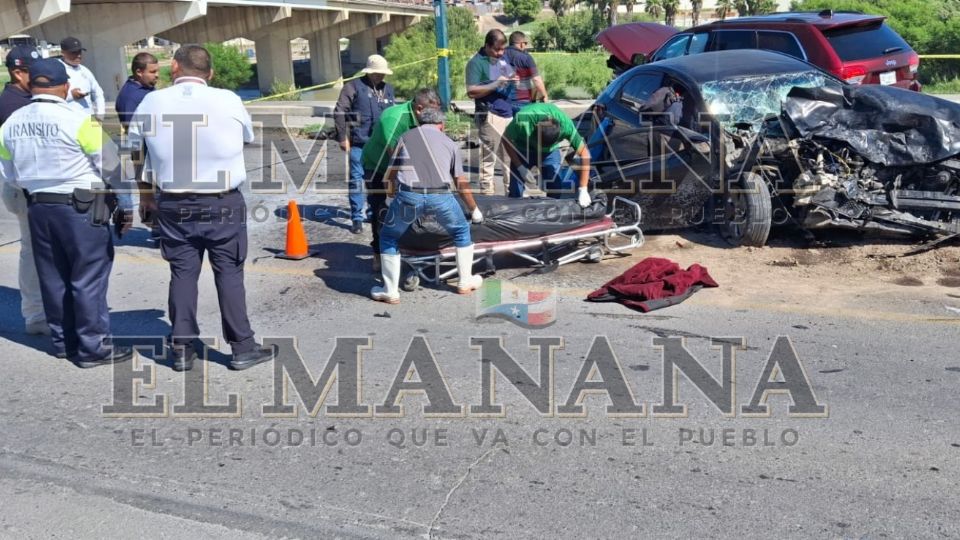 Brutal encontronazo en Nuevo Laredo.