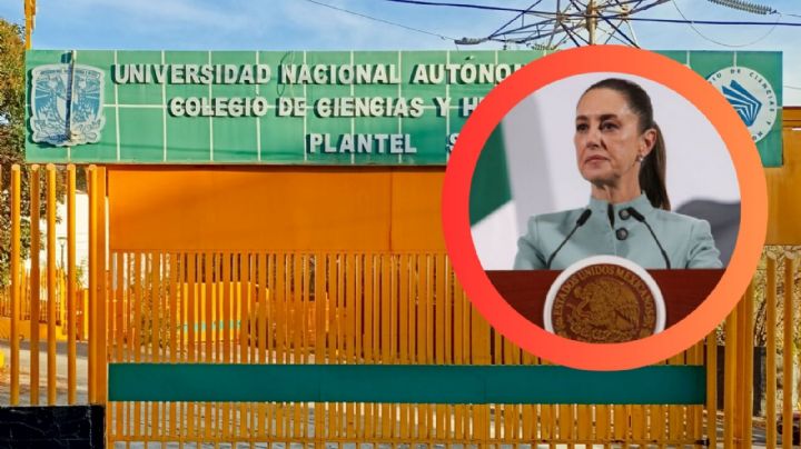 Pide Sheinbaum conocer la condición del agresor de CCH Sur antes de sugerir 'violencia generalizada'