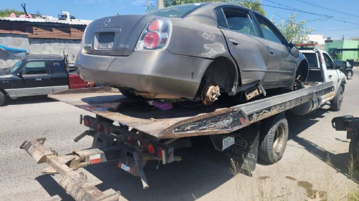 Tránsito y Vialidad intensifica acciones de retiro de vehículos abandonados en Nuevo Laredo