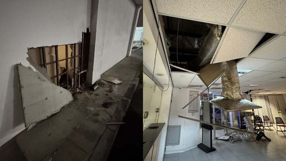 El hombre fue captado por las cámaras de seguridad