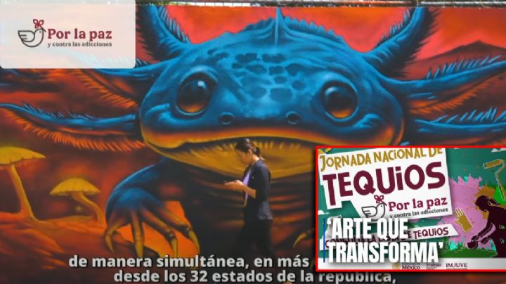 Jornada nacional de Tequios y Murales es todo un éxito; se busca combatir las adicciones de los jóvenes