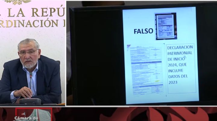 'Una falsedad': Adán Augusto rechaza acusaciones sobre ingresos millonarios de 79 mdp