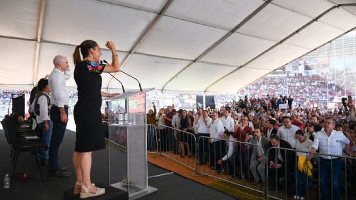 En Cd. Juárez, Claudia Sheinbaum anuncia inversión para tecnificar Distritos de Riego en Chihuahua