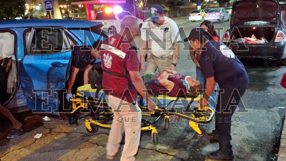 Accidente entre Guerrero y González.