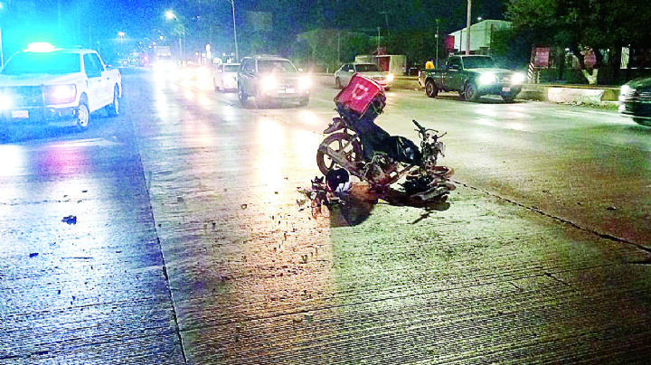 Al alza en accidentes de motociclistas de App en Nuevo Laredo