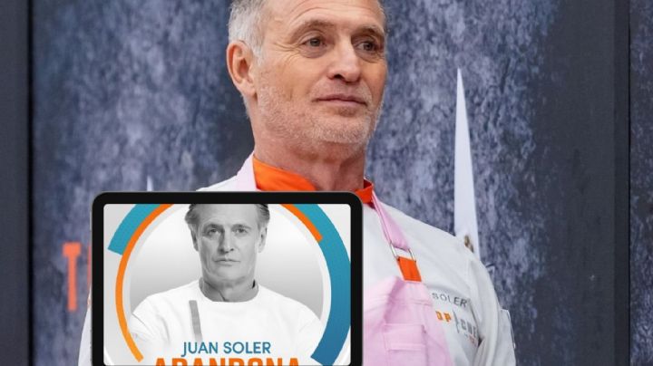 'Mi cuerpo me pide que lo cuide': Juan Soler renuncia a Top Chef VIP 4 por esta enfermedad