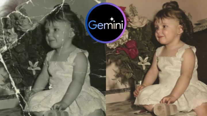 Restaura tus fotos antiguas con la IA de Google; Gemini convierte recuerdos dañados en imágenes nítidas
