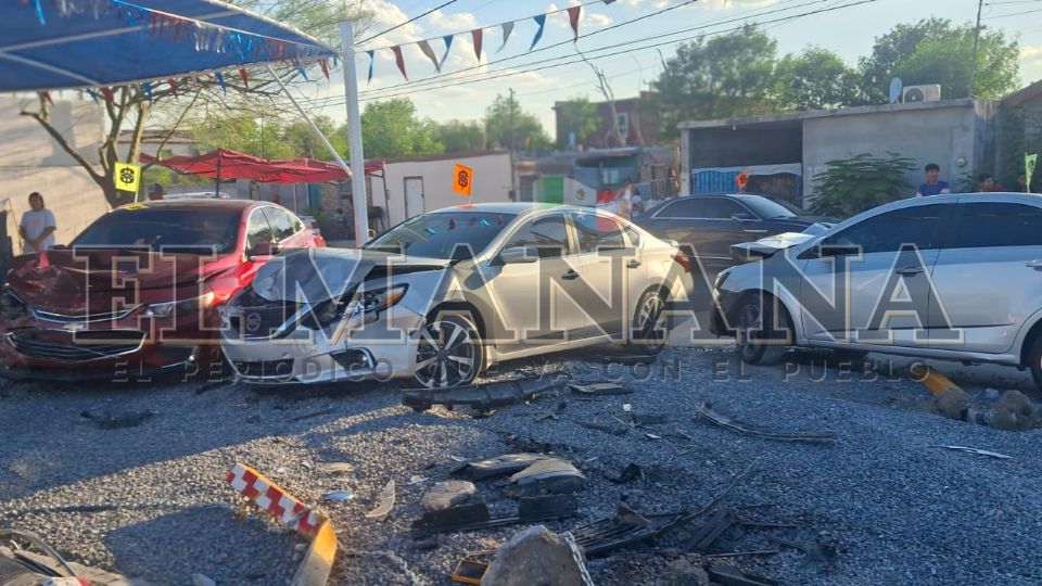 La imprudencia al volante fue la que causó este potencialmente mortal accidente en la ciudad