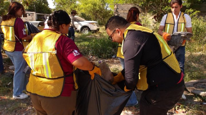 Invita IMJUVE a jóvenes de Nuevo Laredo a jornada de limpieza en el Patinadero