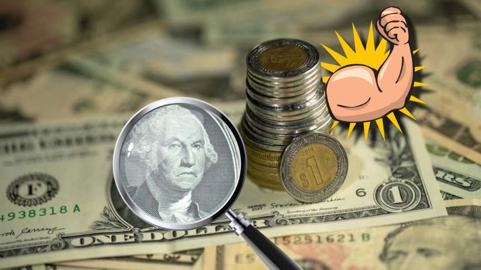 La fuerza del peso mexicano se mostró en esta jornada frente al dólar