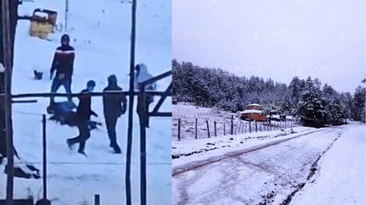 Impresionante nevada cubre Guanaceví, Durango; tormenta invernal ‘congeló’ cinco municipios | VIDEO