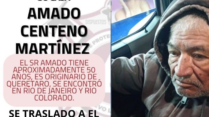 Buscan a familiares de hombre en Nuevo Laredo; Amado Centeno fue resguardado por Protección Civil